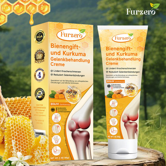 Fuzero™ Krem do leczenia stawów z jadem pszczelim i kurkumą (specjalizuje się w łagodzeniu dyskomfortu ortopedycznego i bólu stawów)